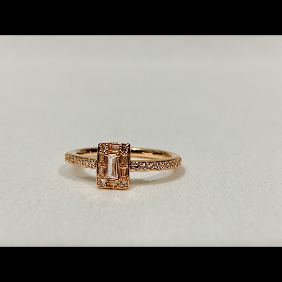 Pandora rose gold ring luminous Ice ring 187541cz - Picture 7 of 8